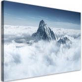 Leinwandbild, Alpen über den Wolken 