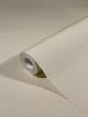 non-woven wallpaper with a slightly shiny beige plain texture by Harald Glööckler 
