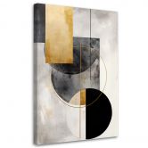 Leinwandbild, Geometrischer Minimalismus 