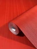 Non-woven wallpaper with shiny fine stripes and lines red stripes by Harald Glööckler 