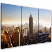 Leinwandbild 3-teilig, New York Stadt  