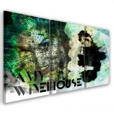 Leinwandbild 3-teilig, Amy Winehouse Sängerin 