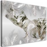 Canvas schilderij, Palm bladeren abstract 3D 
