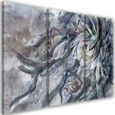 Leinwandbild 3 teilig, Blume der Königin der Nacht 