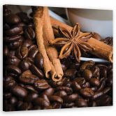 Canvasbillede, Anya Star og kaffe 