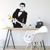 Wandtattoo Buddy Holly 
