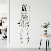 Wandtattoo Urban Girl 