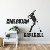Wandtattoo Baseball 3 