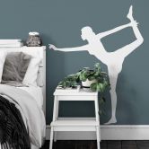Wandtattoo Yoga - Der stehende Bogen 