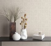Vliestapete Abstrackt Grafisch Modern in Beige  
