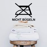 Wandtattoo Wäschezeichen Nicht Bügeln 
