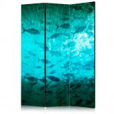 Paravent, Raumteiler freistehend, Trennwand - Underwater Paradise 