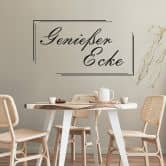 Wandtattoo Geniesser Ecke 6 