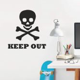 Wandtattoo Keep Out 