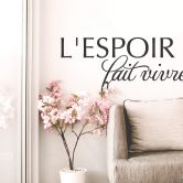 Wandtattoo L’espoir fait vivre 