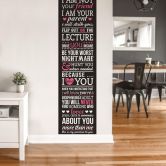Wallsticker - I am not your friend - I am your parent 