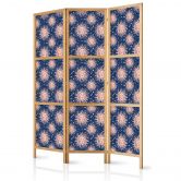 Japanischer Paravent, Raumteiler freistehend, Trennwand - Sunny Patterns: Repeating Sun Motif 