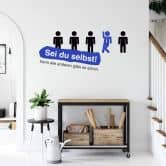 Wandtattoo Sei du selbst... 01 (2-farbig) 
