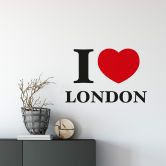 Sticker mural - I love London 