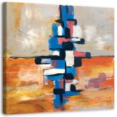 Tableau sur toile, Abstrait coloré 