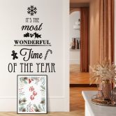 Sticker mural - Its the most wonderful time 