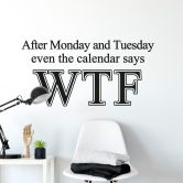 After monday wallsticker 