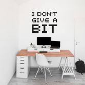 Muursticker Give a bit... 