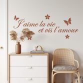 Wandtattoo J'aime la vie... 