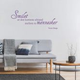 Wandtattoo Smilet er den... 