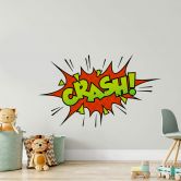 Wandtattoo Comic Soundeffect - Crash 