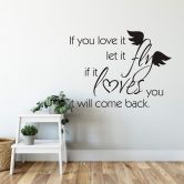Wallsticker -  If you love it... 