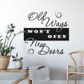 Wallsticker -  Old ways... 
