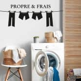 Wandtattoo Propre & frais 