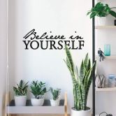 Wallsticker -  Believe in yourself 