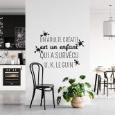 Wandtattoo Un adulte créatif... 
