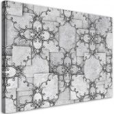 Leinwandbild, Orientalisches Muster 3D 
