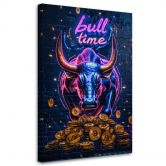 Canvasbillede, AI-tyr bitcoin 