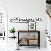 Wandtattoo - Hereinspaziert 