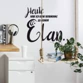 Wandtattoo Heute keine Verbindung zum Elan 