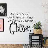 Wandtattoo Auf dem Boden der Tatsachen... 
