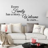 Wandtattoo - Every Family has a story... 