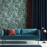 Vliestapete in blau, grün, beige Marmoroptik SteinGrafisch Modern  