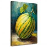 Leinwandbild Melone Frucht 