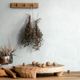 Vliestapete mit leichter Struktur und Kästchen weiß, grün Grafisch 