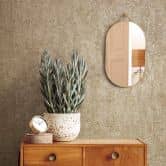 Vliestapete in schimmernder Betonoptik beige, braun Struktur 