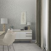 Vliestapete mit geometrischen Rauten beige Grafisch 
