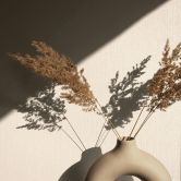 Vliestapete als Uni mit leichter Struktur beige Textiloptik 