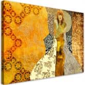 Canvas schilderij, Gustav Klimt vrouw 