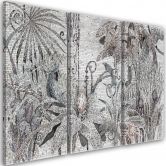 Tableau sur Toile en 3 parties Mosaïque Jungle 
