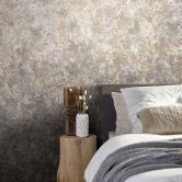 Vliestapete in Betonoptik und leichtem Stein Look braun, rot Struktur 